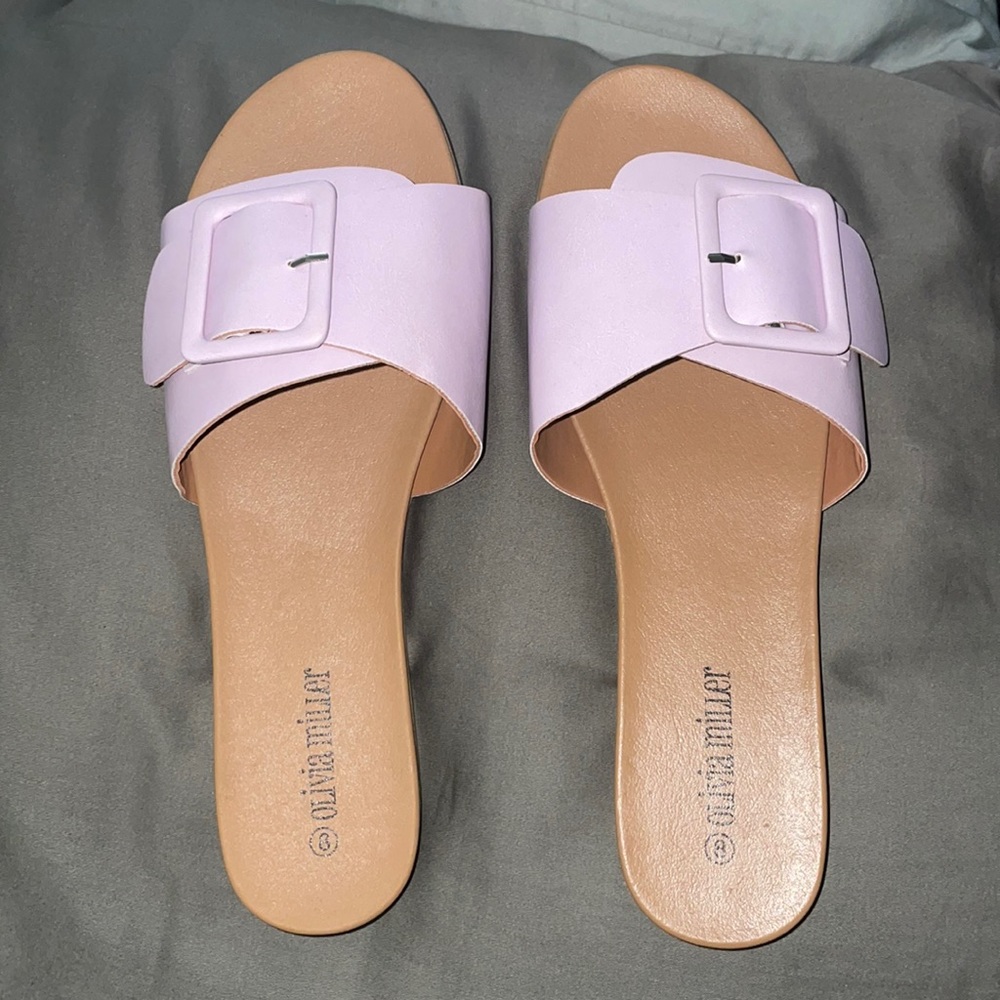 Olivia Miller Pink Sandals
